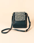 Forest Flowers Embroidered Sling Bag