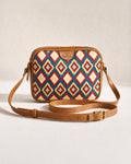 TealByChumbak Ikkat Glow Sling Bag