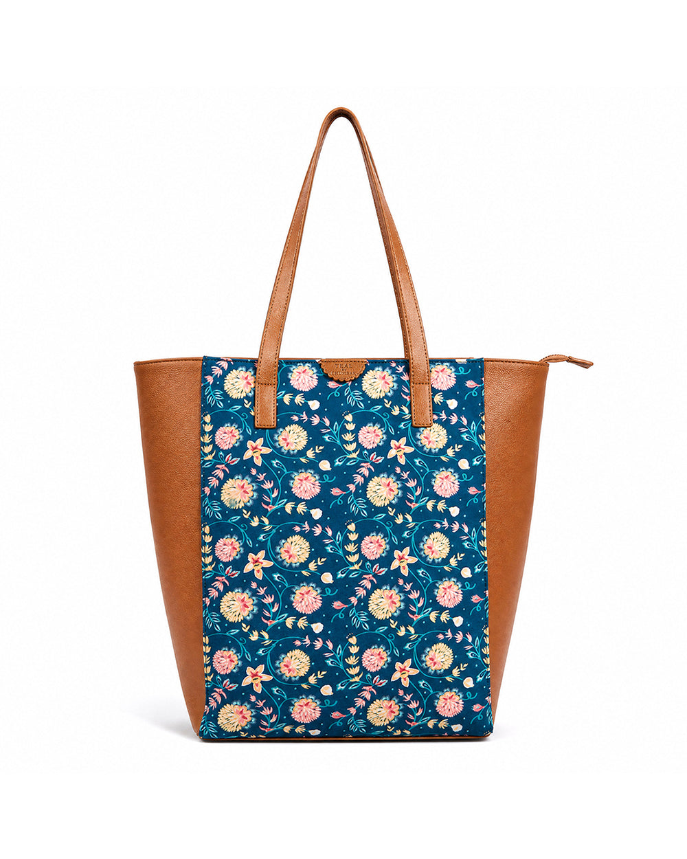 Teal by Chumbak Blue Bloom Shopper Tote