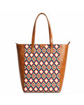 TealByChumbak Ikkat Glow Tote