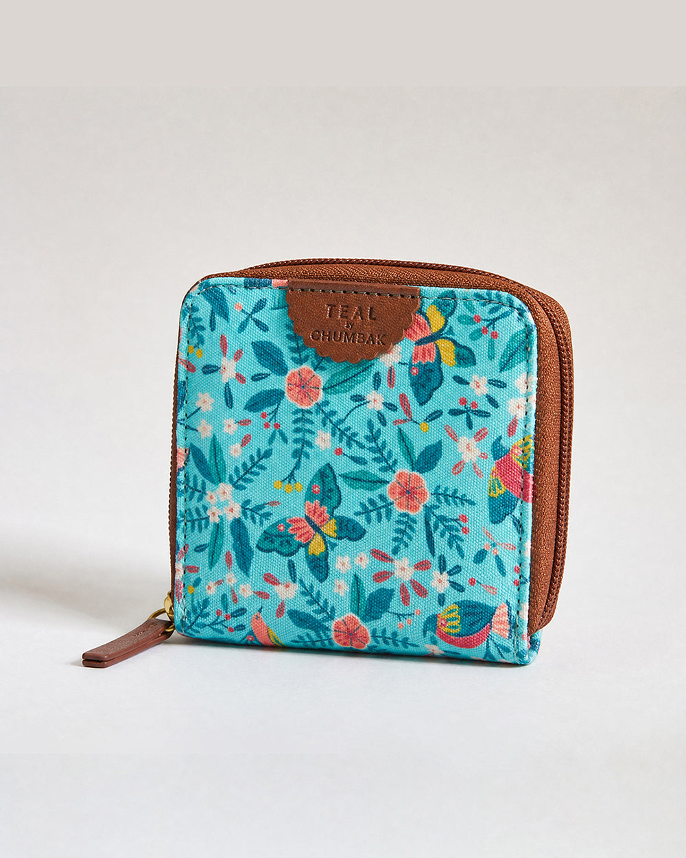 TealByChumbak Birds of Paradise Mini Wallet