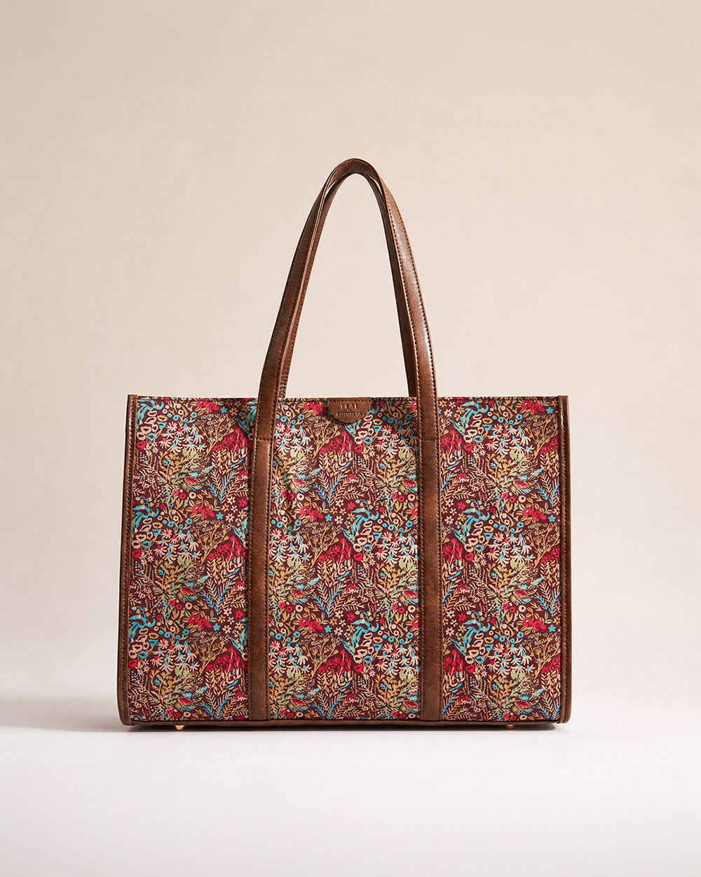 TealByChumbak Rainforest Canvas Tote