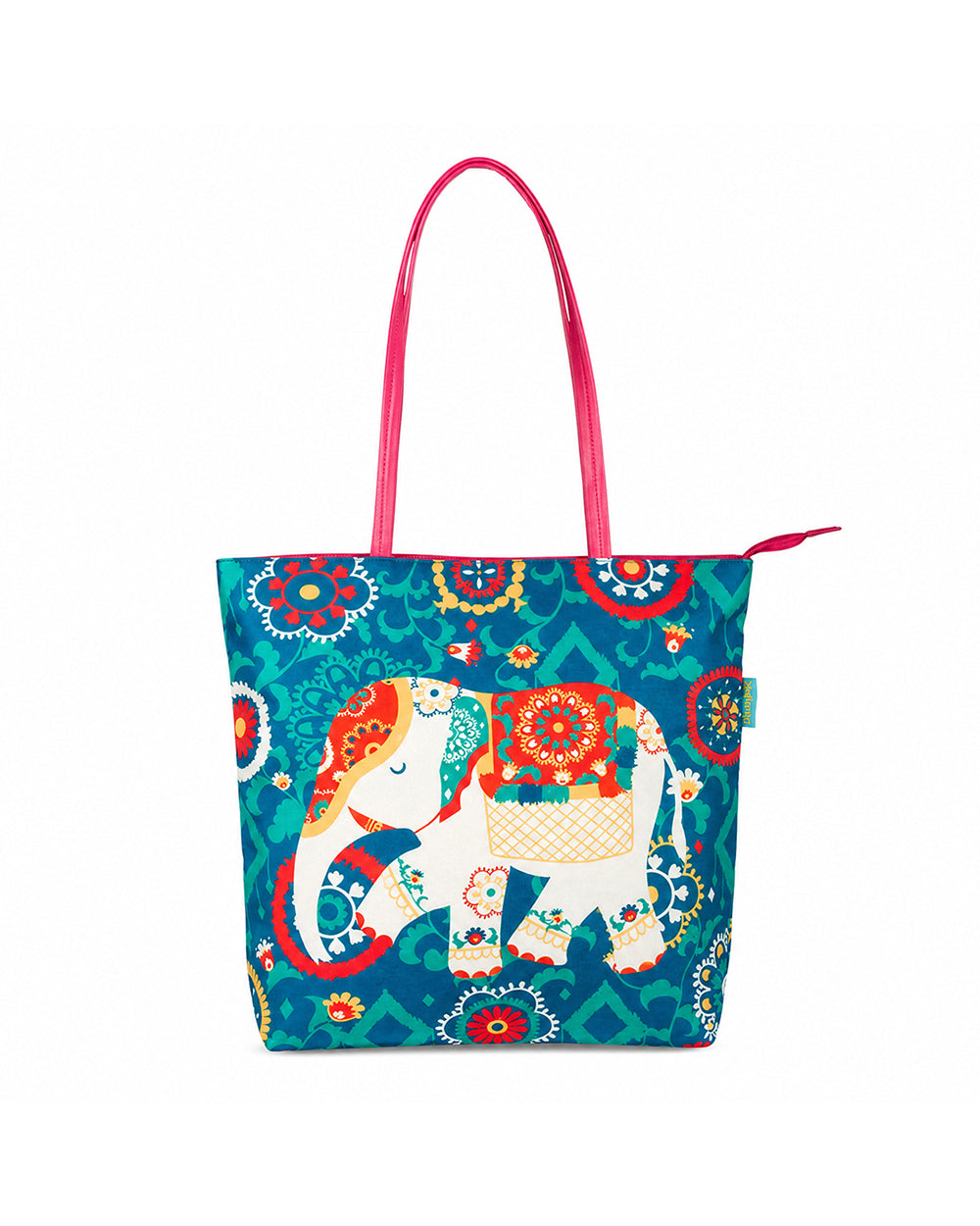 Regal Elephant Tote Bag - Teal