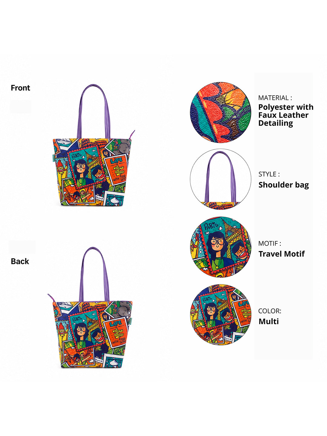 Live To Travel Tote Bag