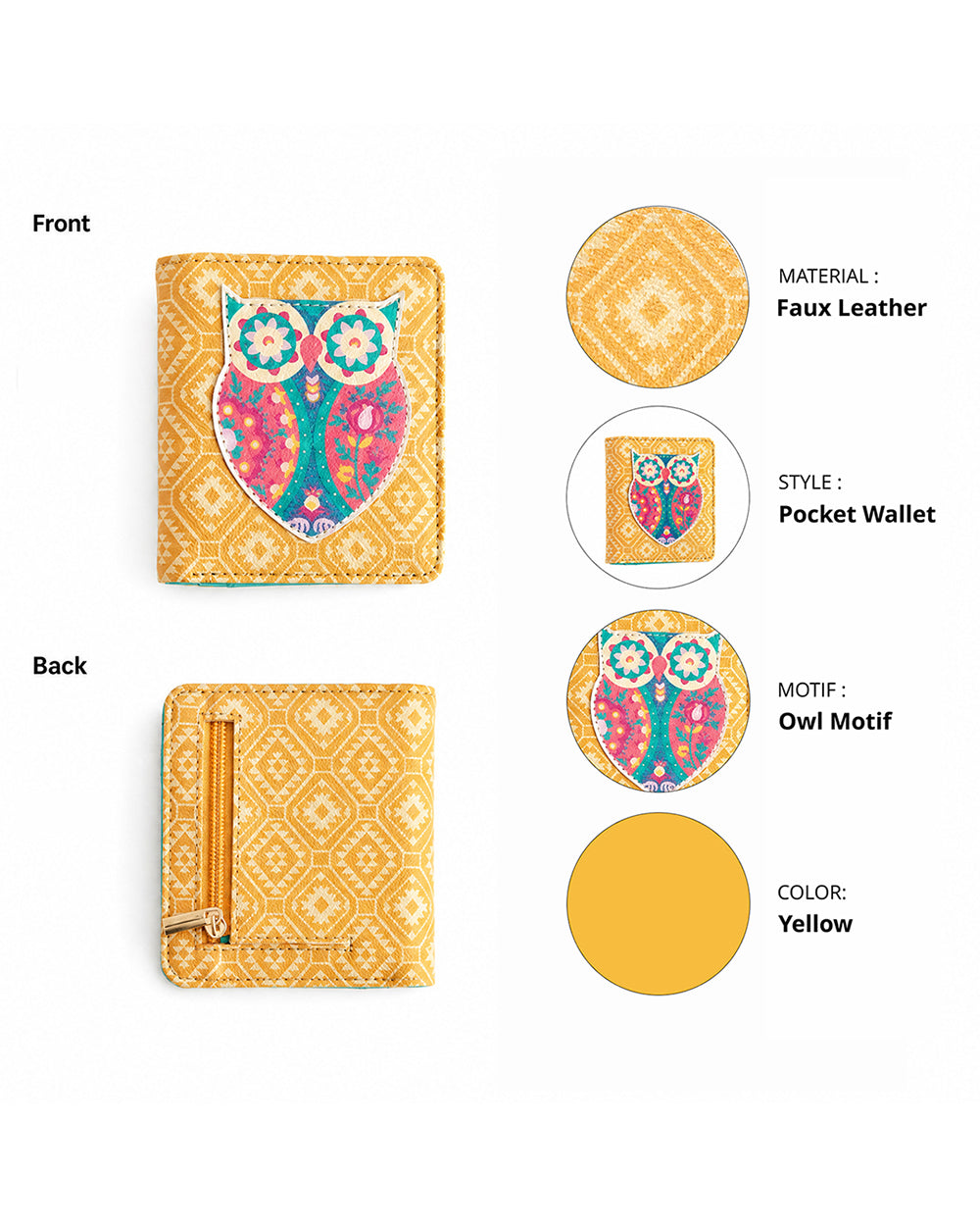 Chumbak Classics W-owl-et Mini - Yellow