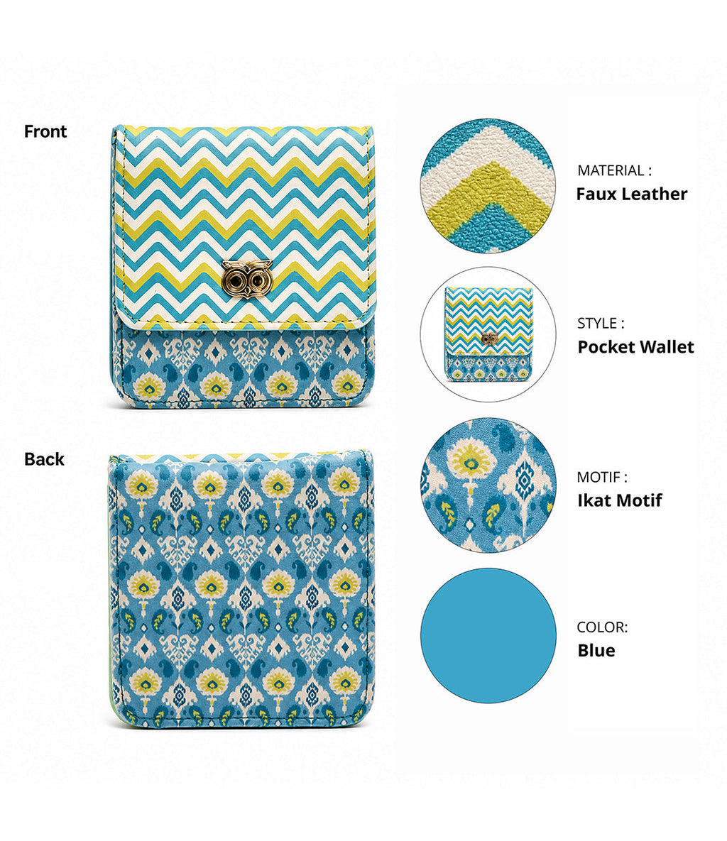 Folk Art Ikat Wallet