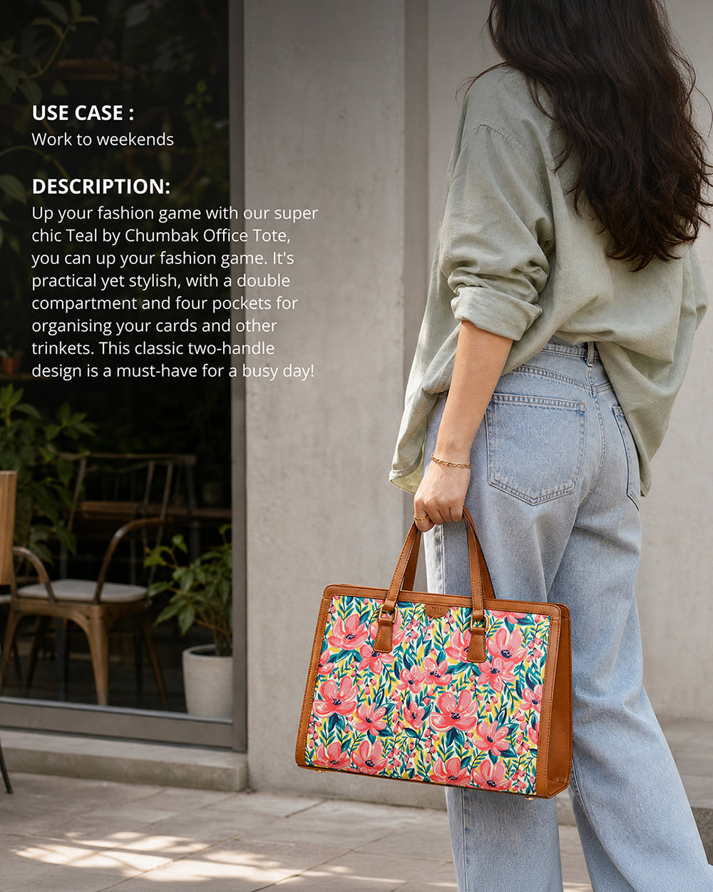 Teal by Chumbak Sunshine State Office Tote