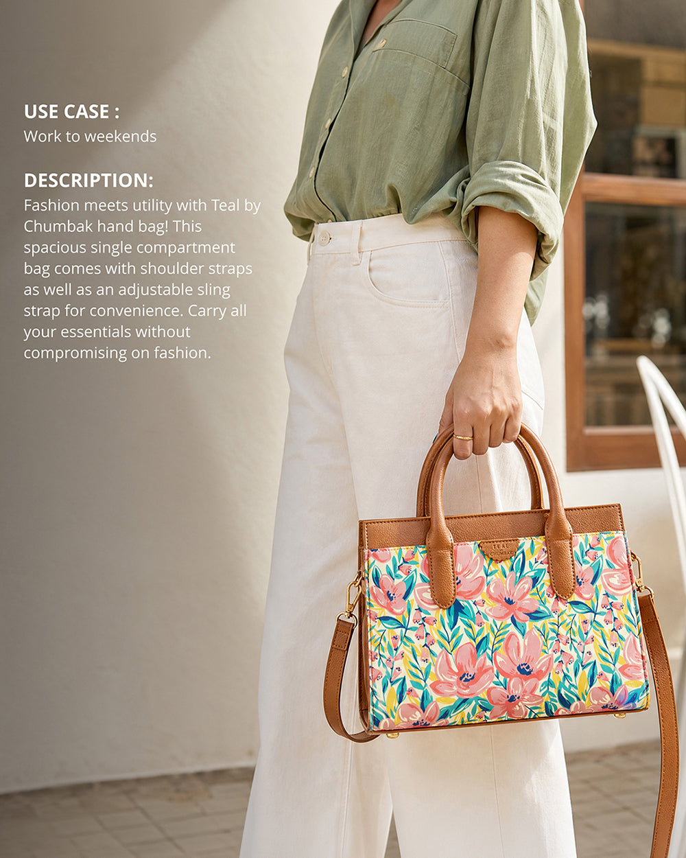 Teal by Chumbak Sunshine State Hand Bag