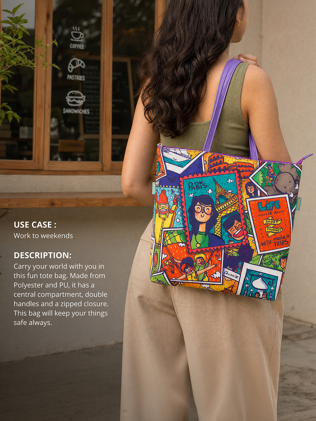 Live To Travel Tote Bag