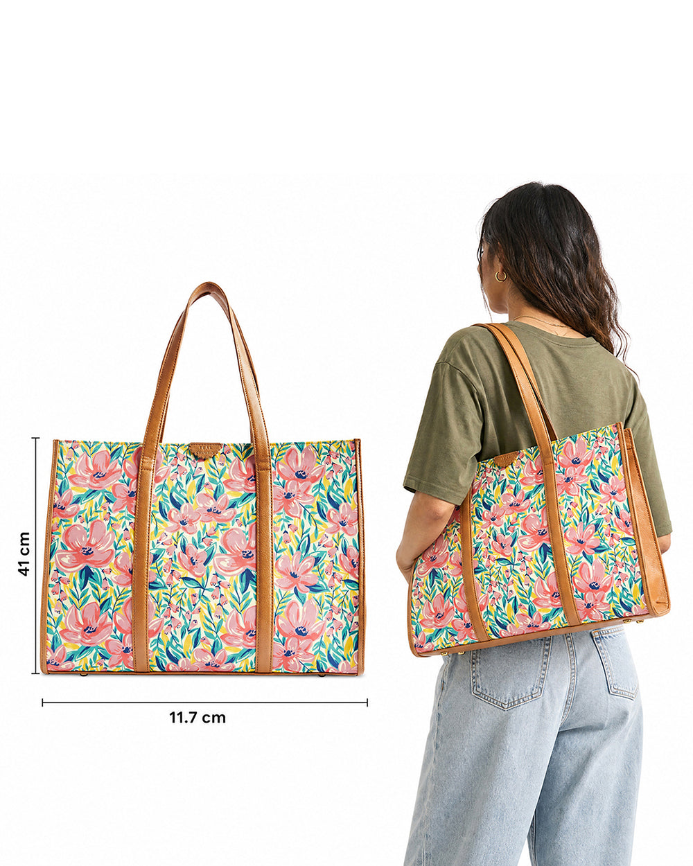 Teal by Chumbak Sunshine State Canvas Tote