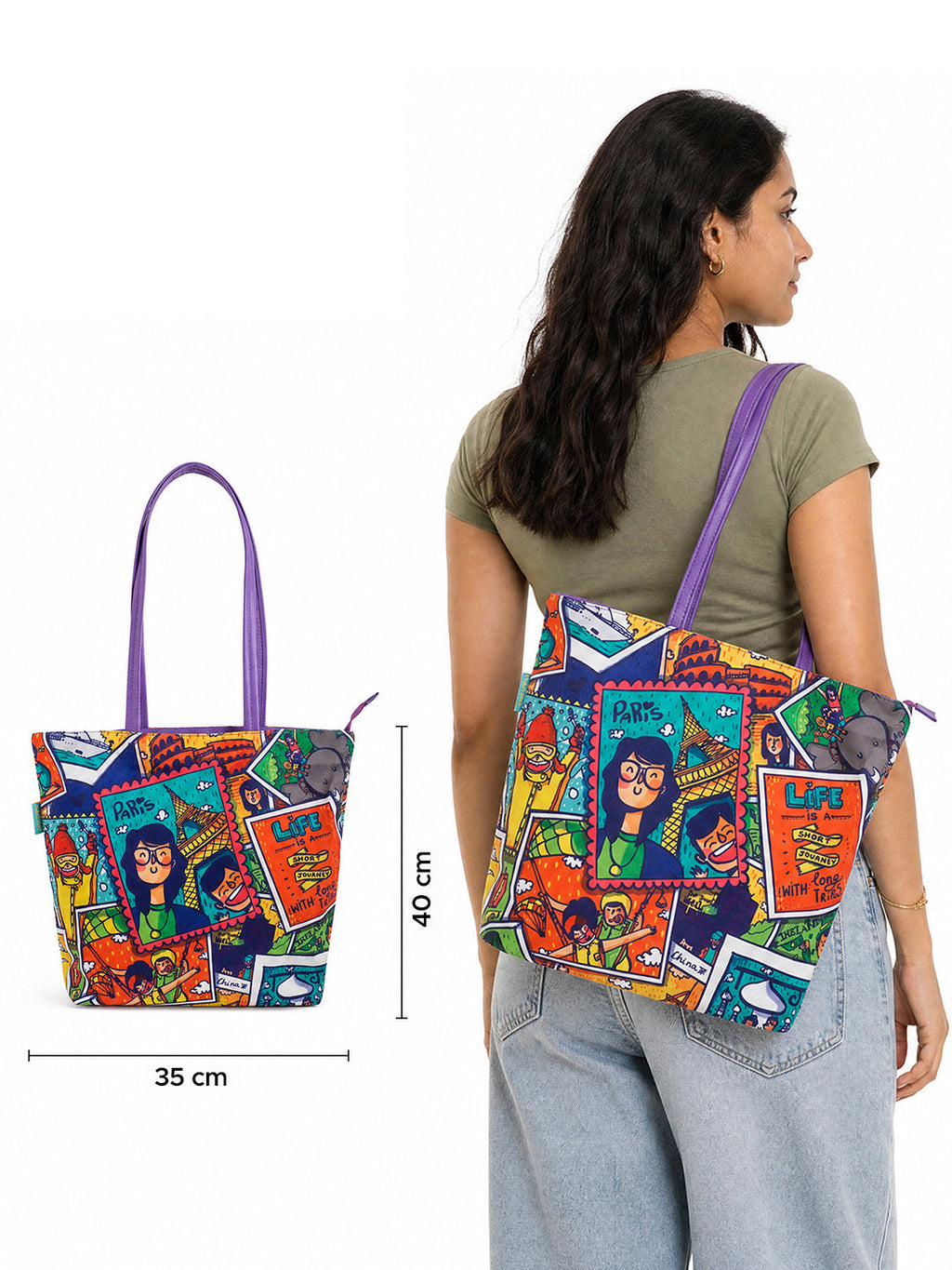 Live To Travel Tote Bag