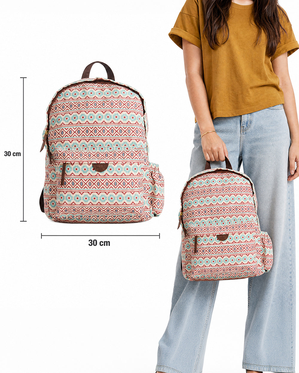 TealByChumbak Mercado Aztec Laptop Backpack