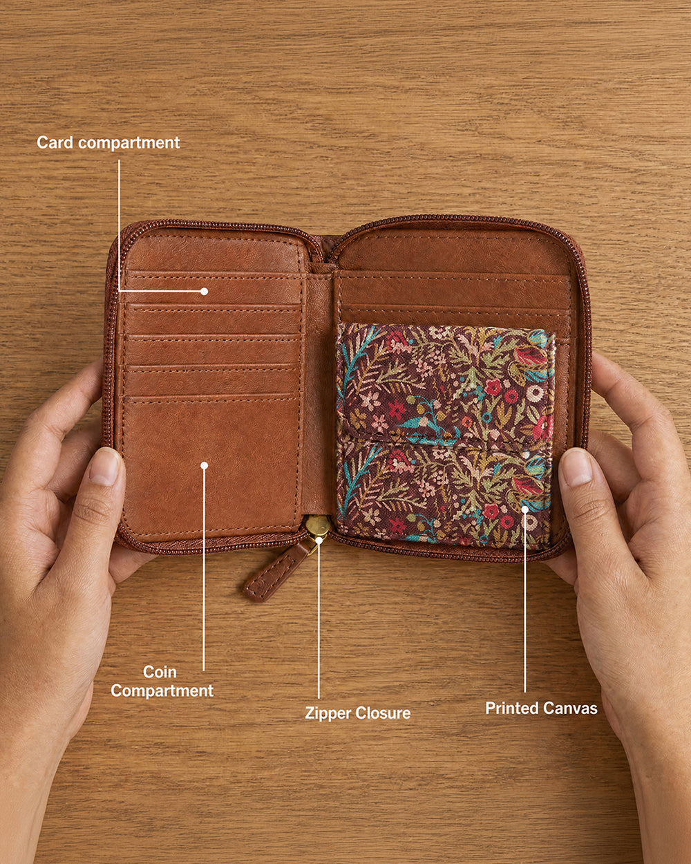 TealByChumbak Rainforest Mini Wallet