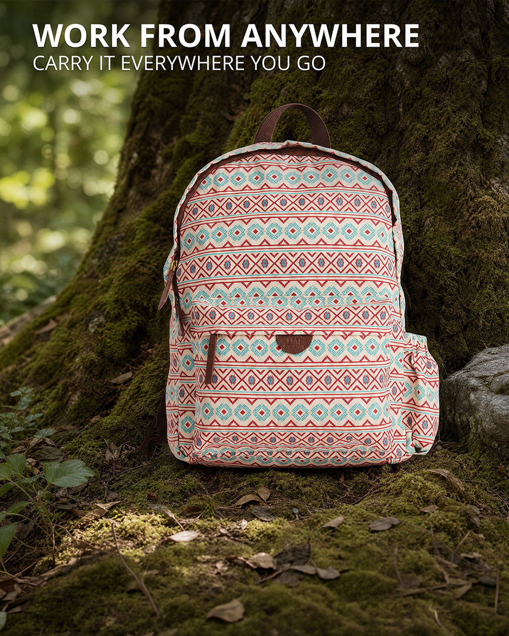 TealByChumbak Mercado Aztec Laptop Backpack