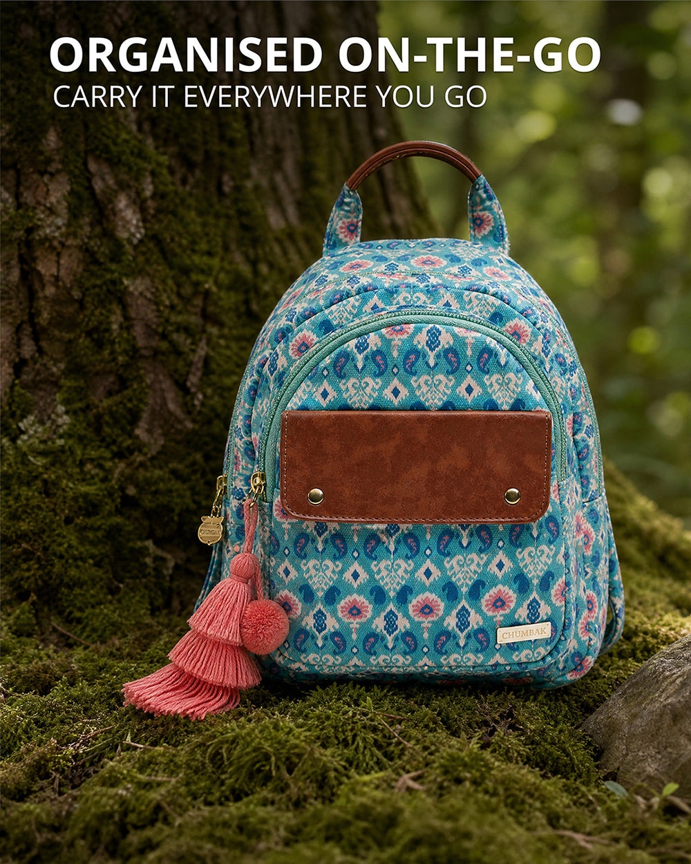 Folk Art Ikat Mini Backpack