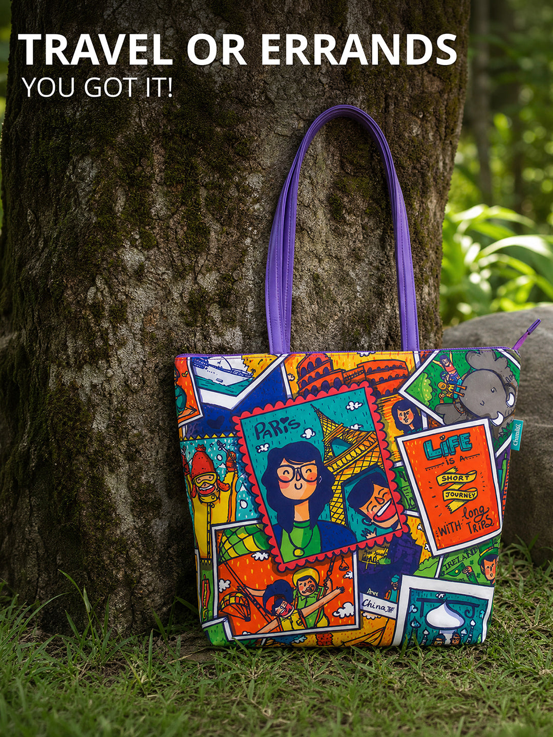 Live To Travel Tote Bag