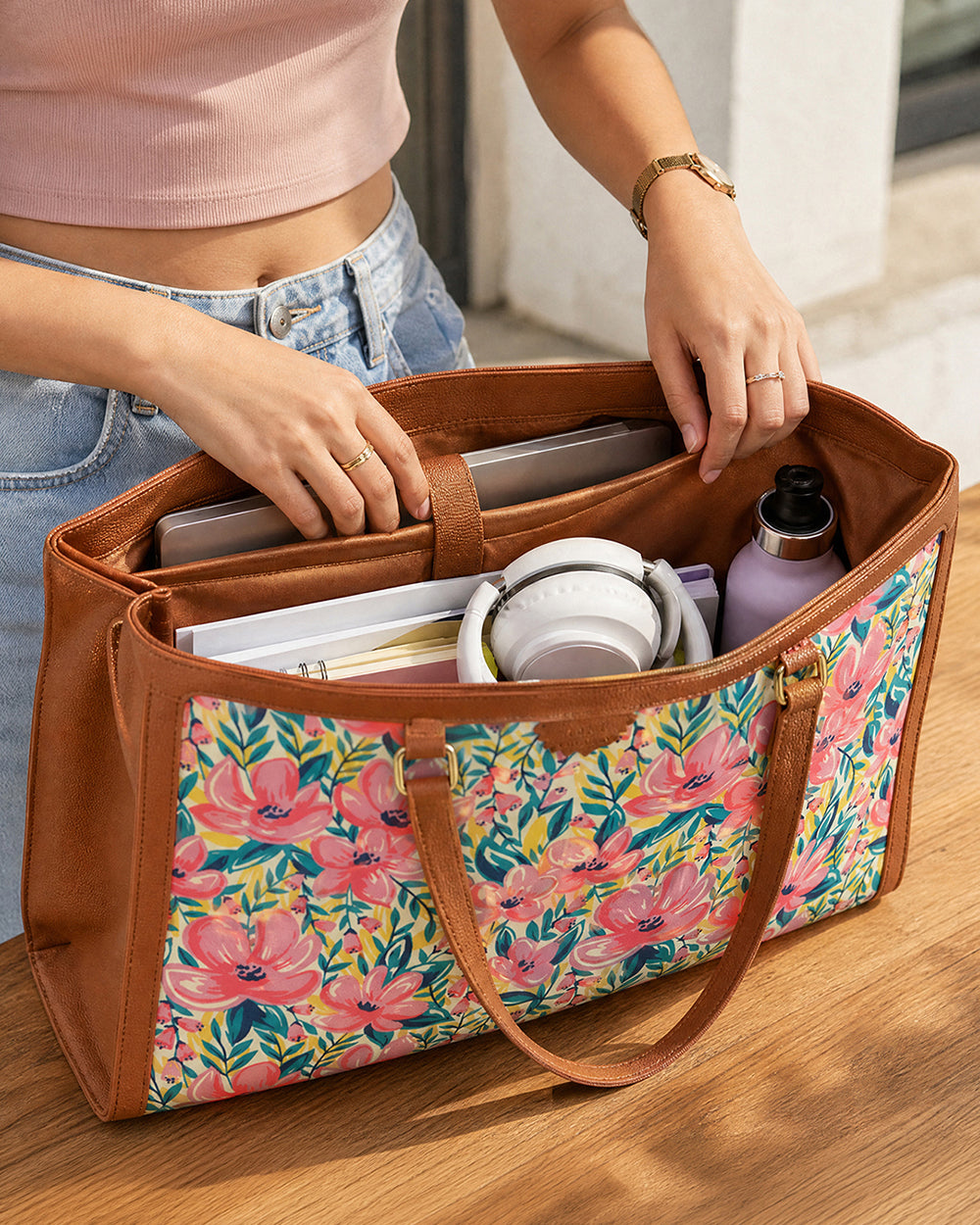 Teal by Chumbak Sunshine State Office Tote