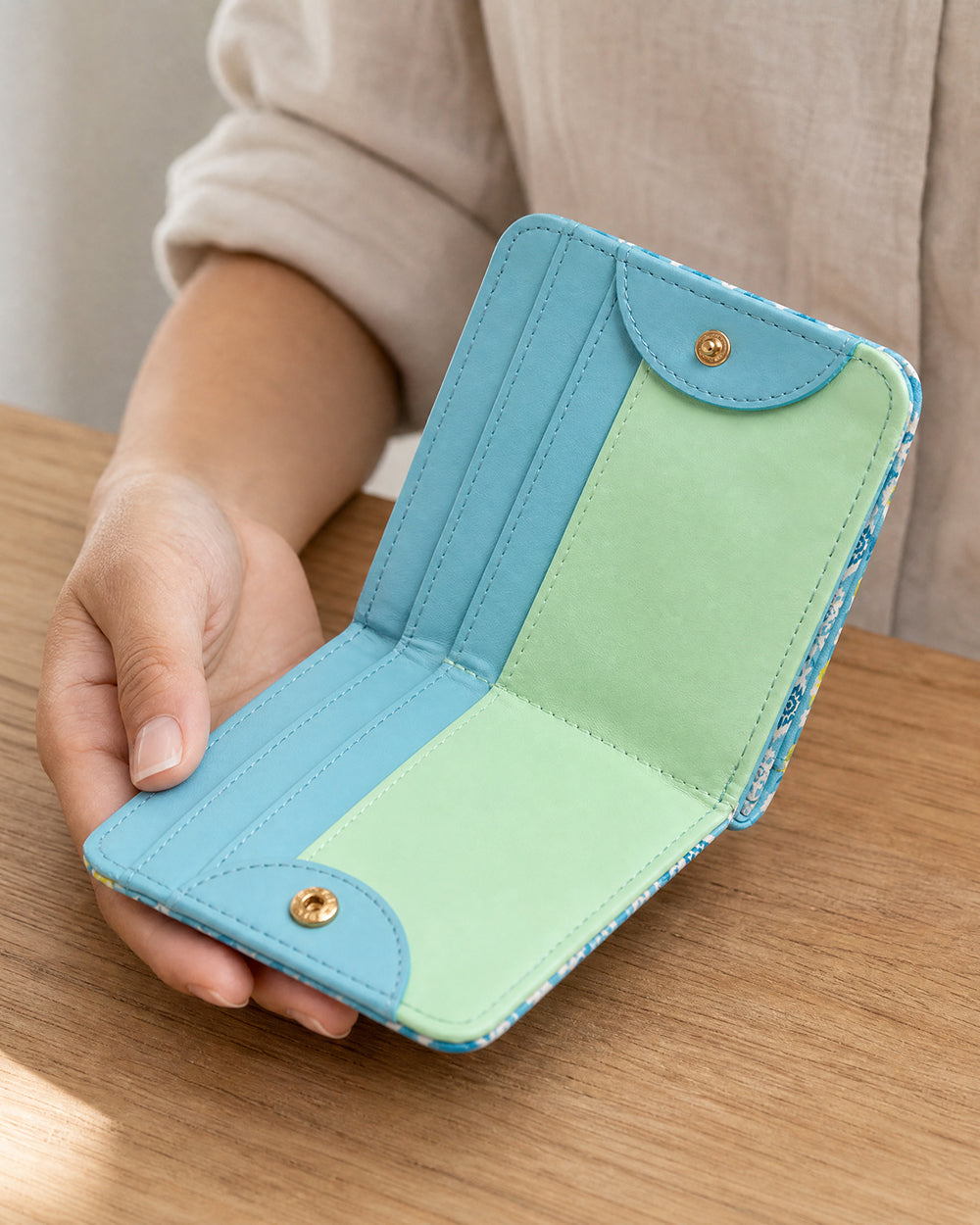 Folk Art Ikat Wallet