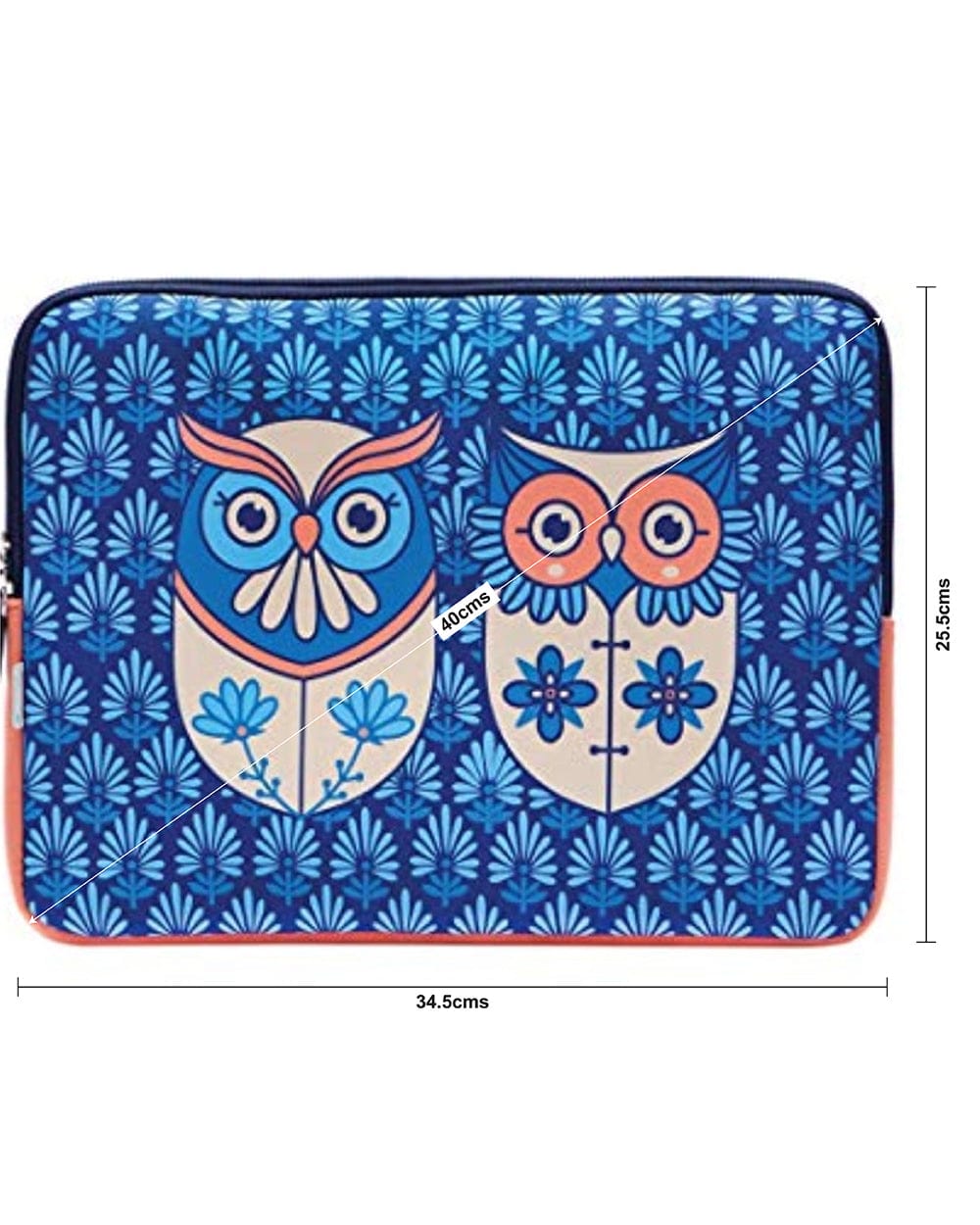 Flower Owl Laptop Sleeve - 13.3”