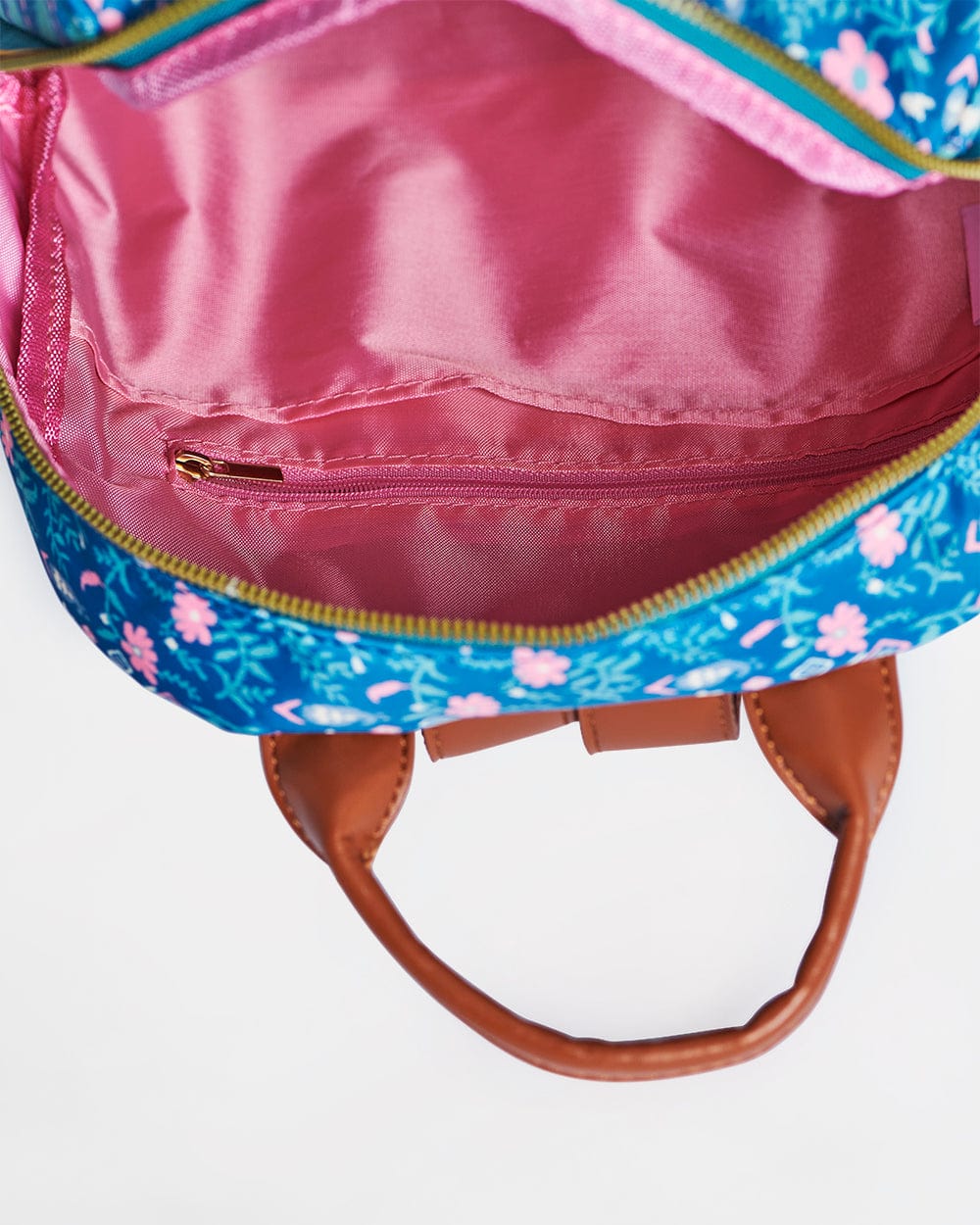 Vacay Floral Backpack-Teal
