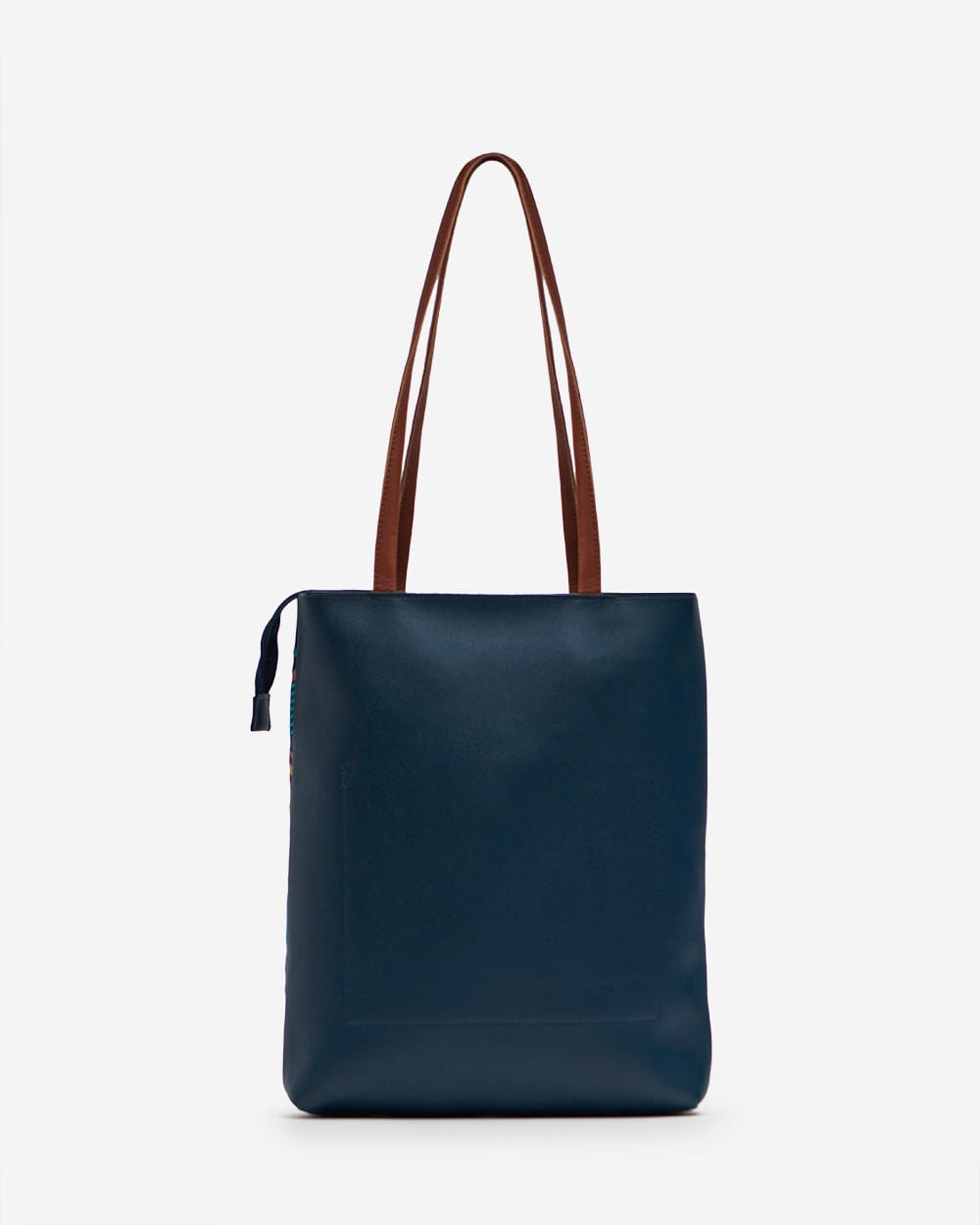 Boho Aztec Tote Bag - Navy