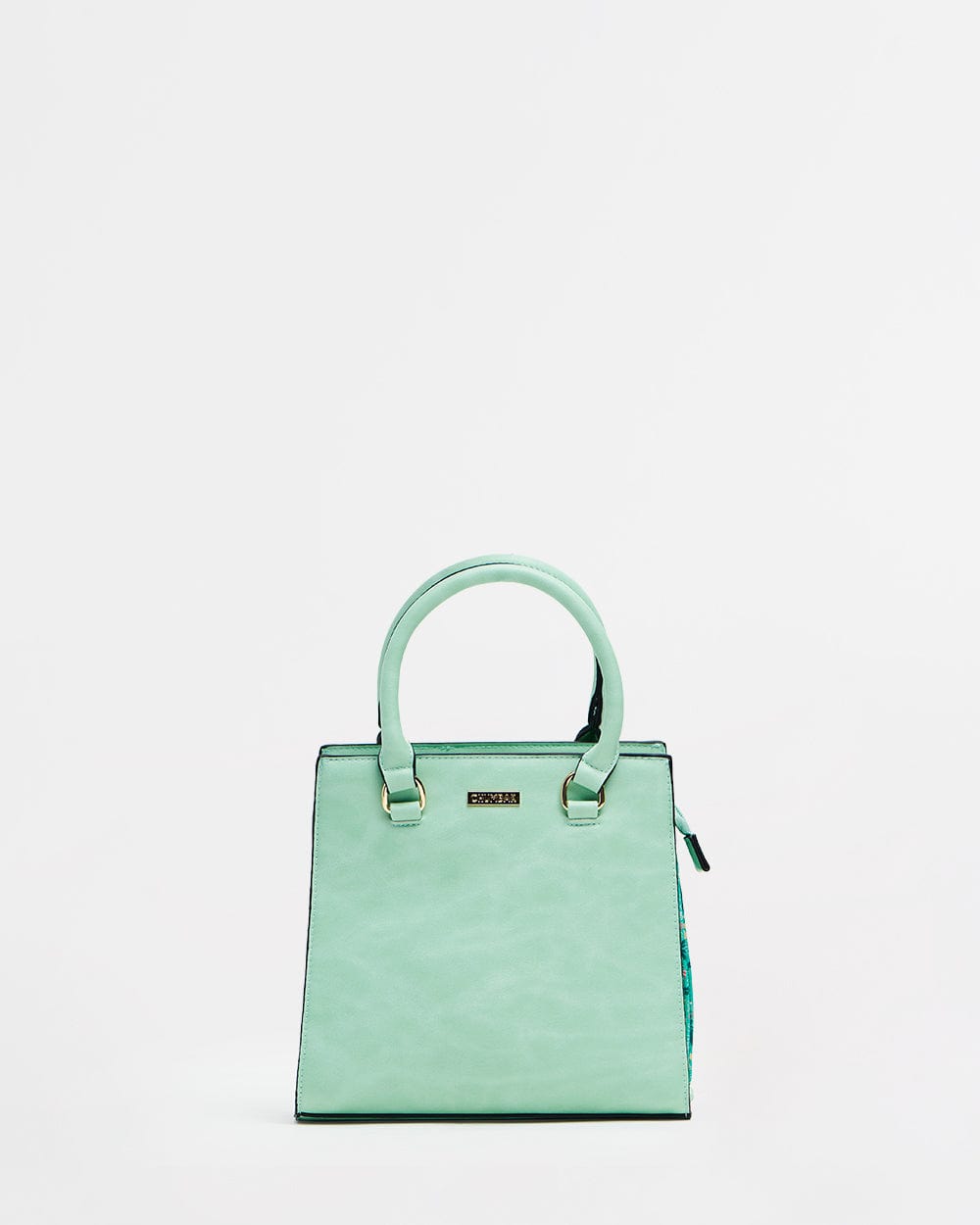 Neon Floral Hand Bag  - Neon Green