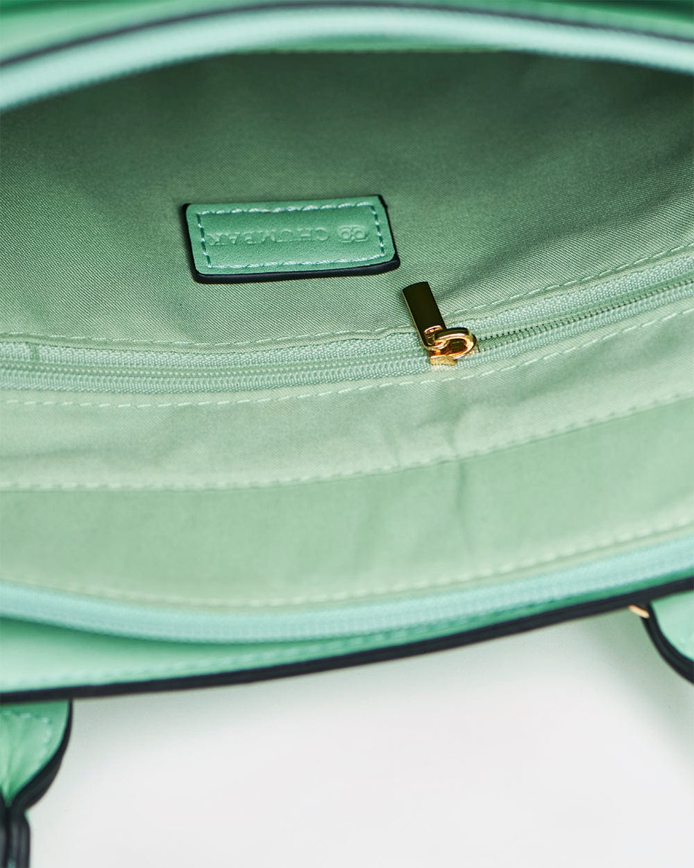 Neon Floral Hand Bag  - Neon Green