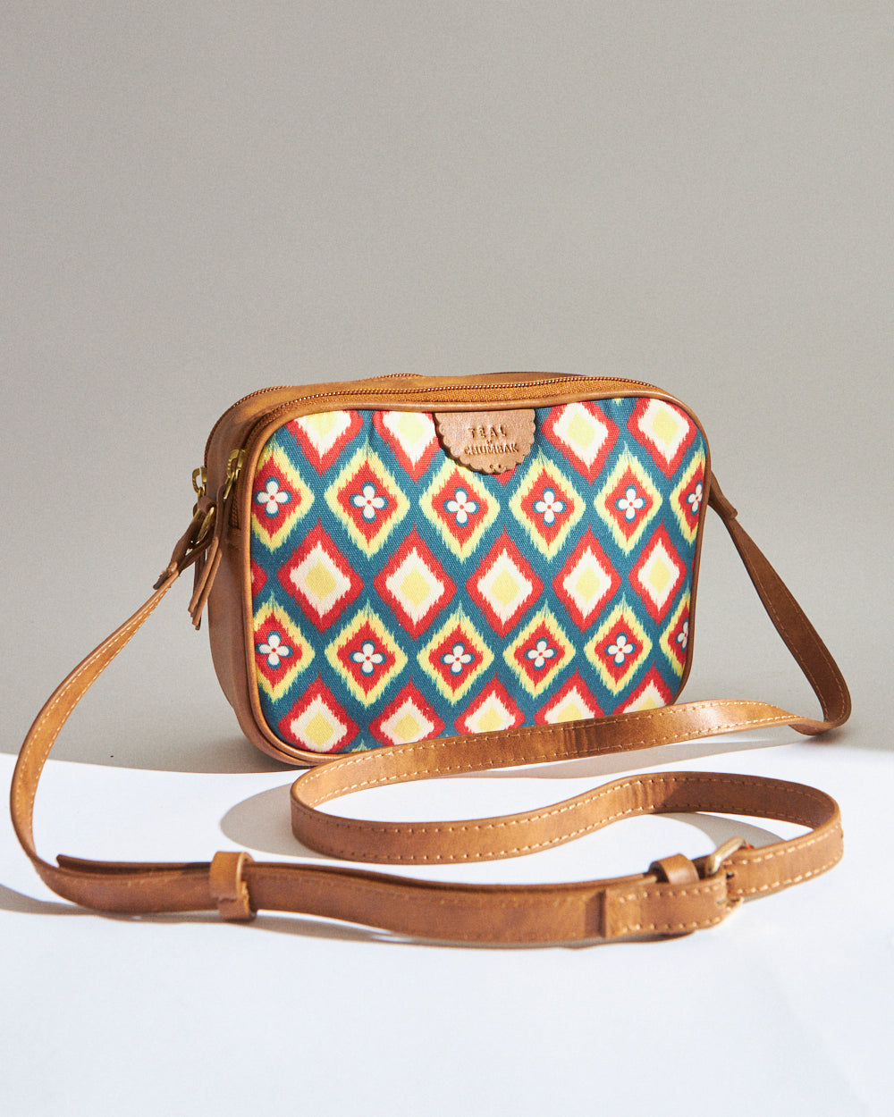 Teal by Chumbak Box Sling Bag | Carry all your essentials