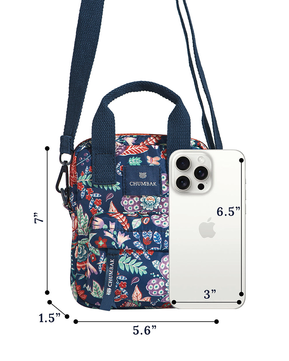 Explorer Sling-cum-Handbag| Batik Bloom