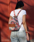 Raasta Mini Backpack - Batik Patch-print | Digital Nomad