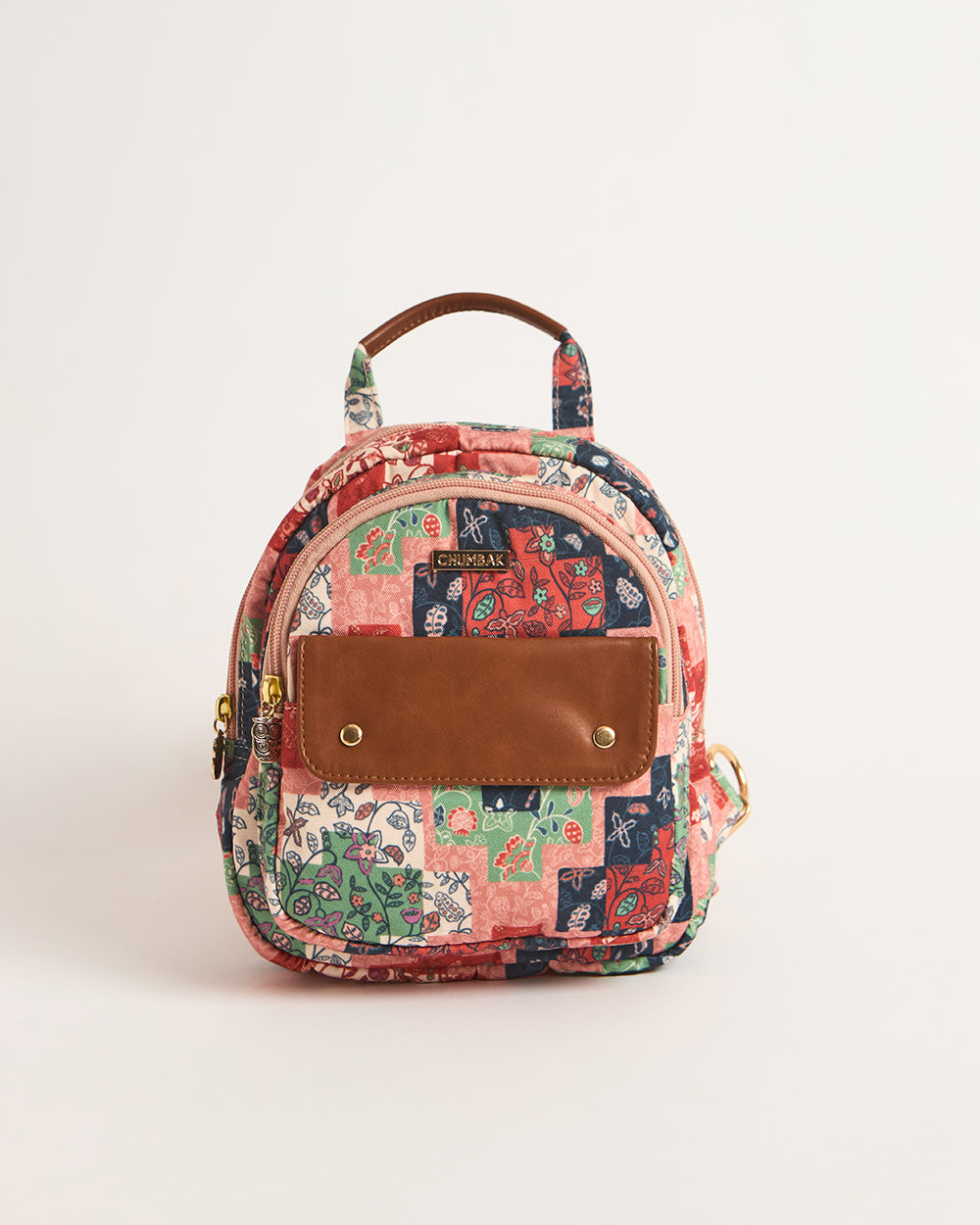 Raasta Mini Backpack - Batik Patch-print | Digital Nomad