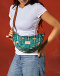 Trippy Half Moon Shoulder Bag - Palms | Digital Nomad