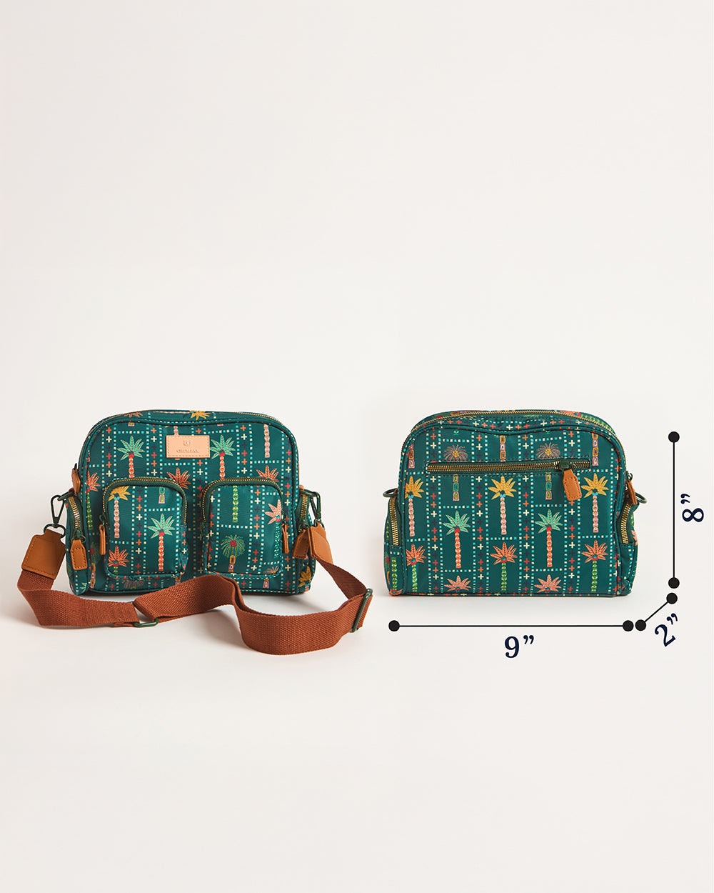 Weekends Messenger Bag - Palms | Digital Nomad