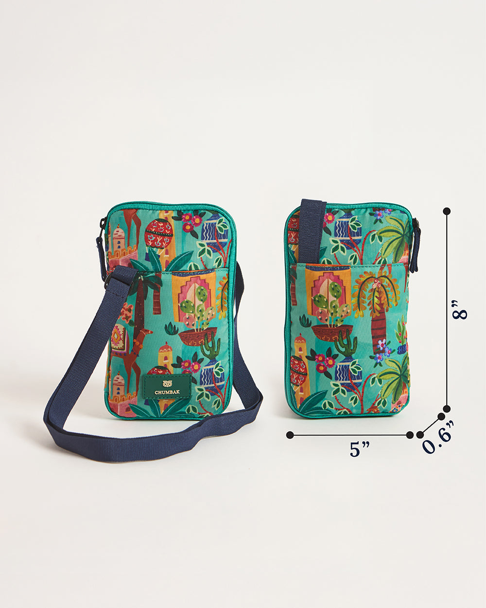 Wanderer Wallet Sling & Organiser - Jaipurscape | Digital Nomad