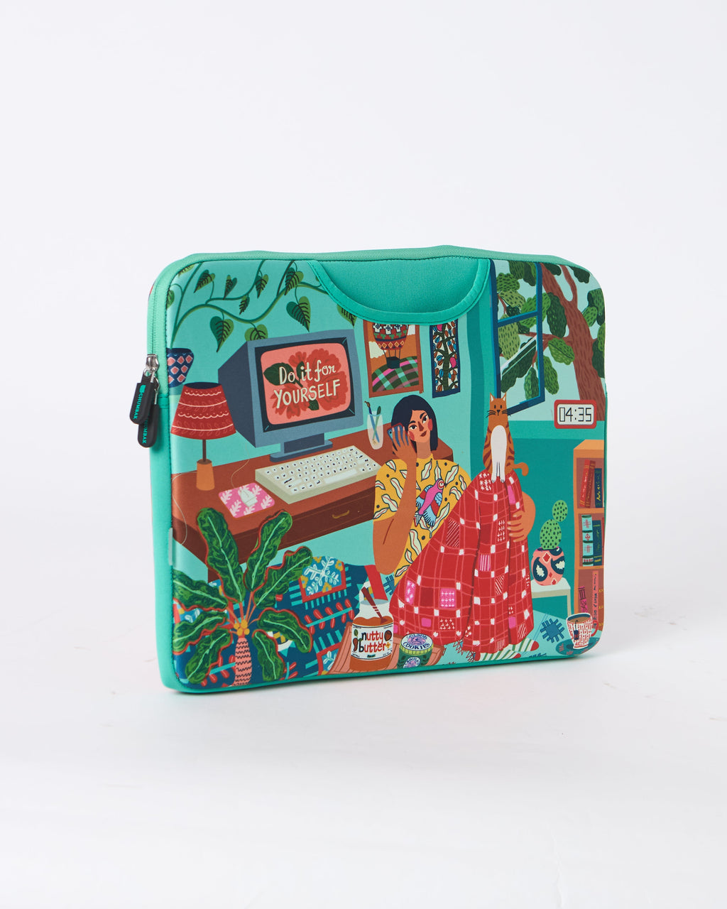 Slow Living Laptop Sleeve, 15"