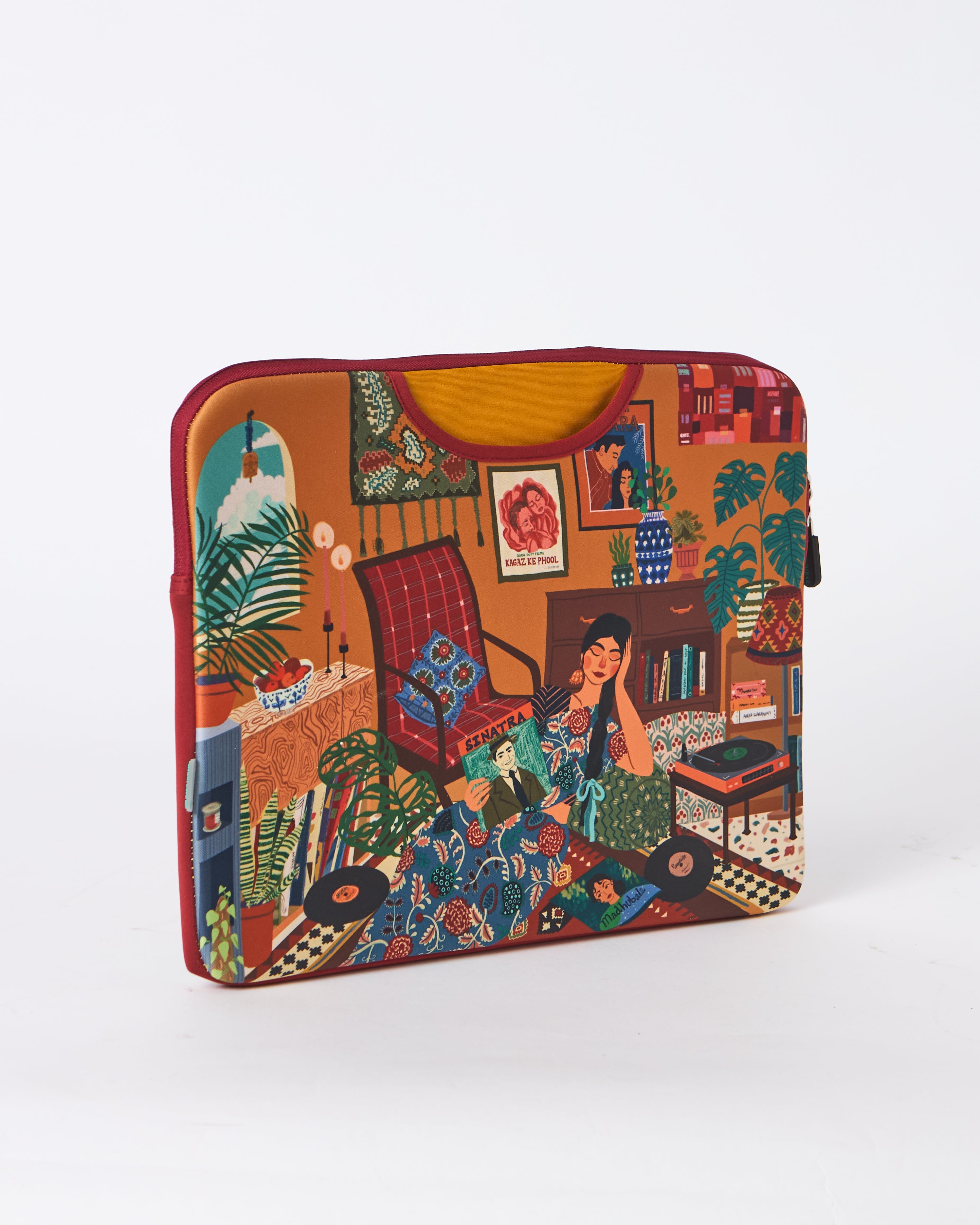 Retro Malkin Laptop Sleeve, 15"