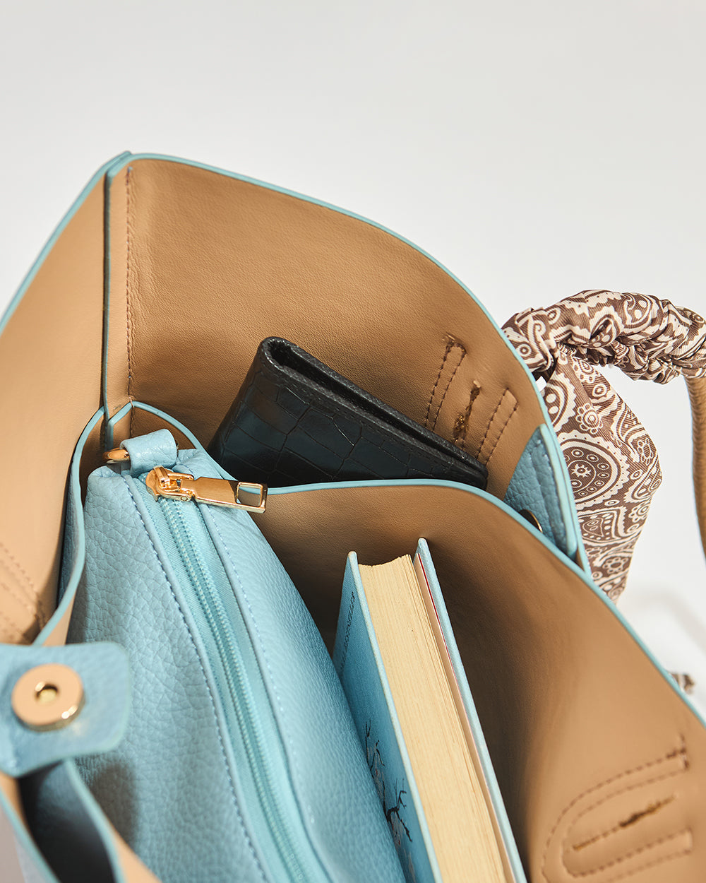 The Skies Tote & Sling Bag, Powder Blue
