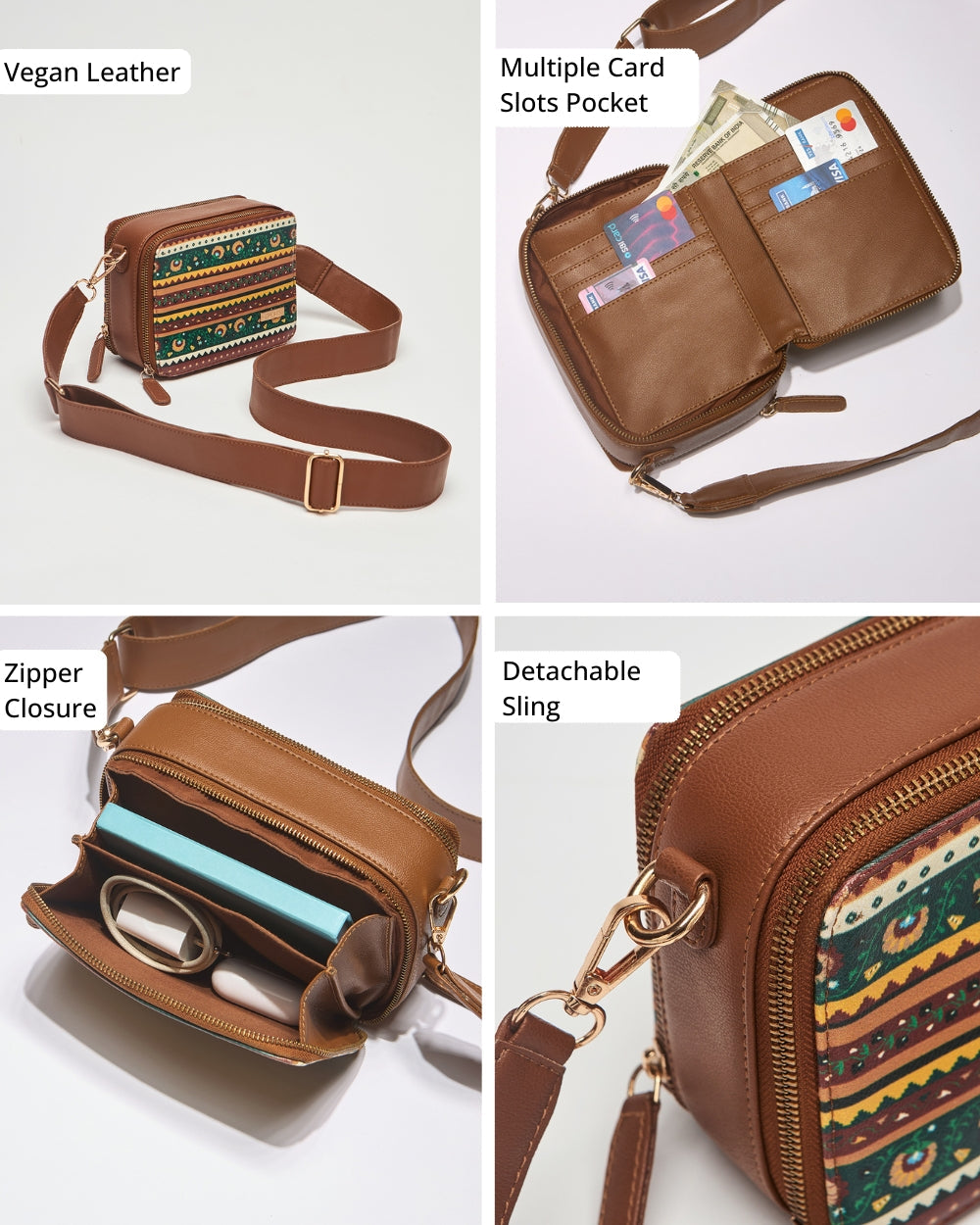 The Jaipur  Sling  - Floral | Digital Nomad