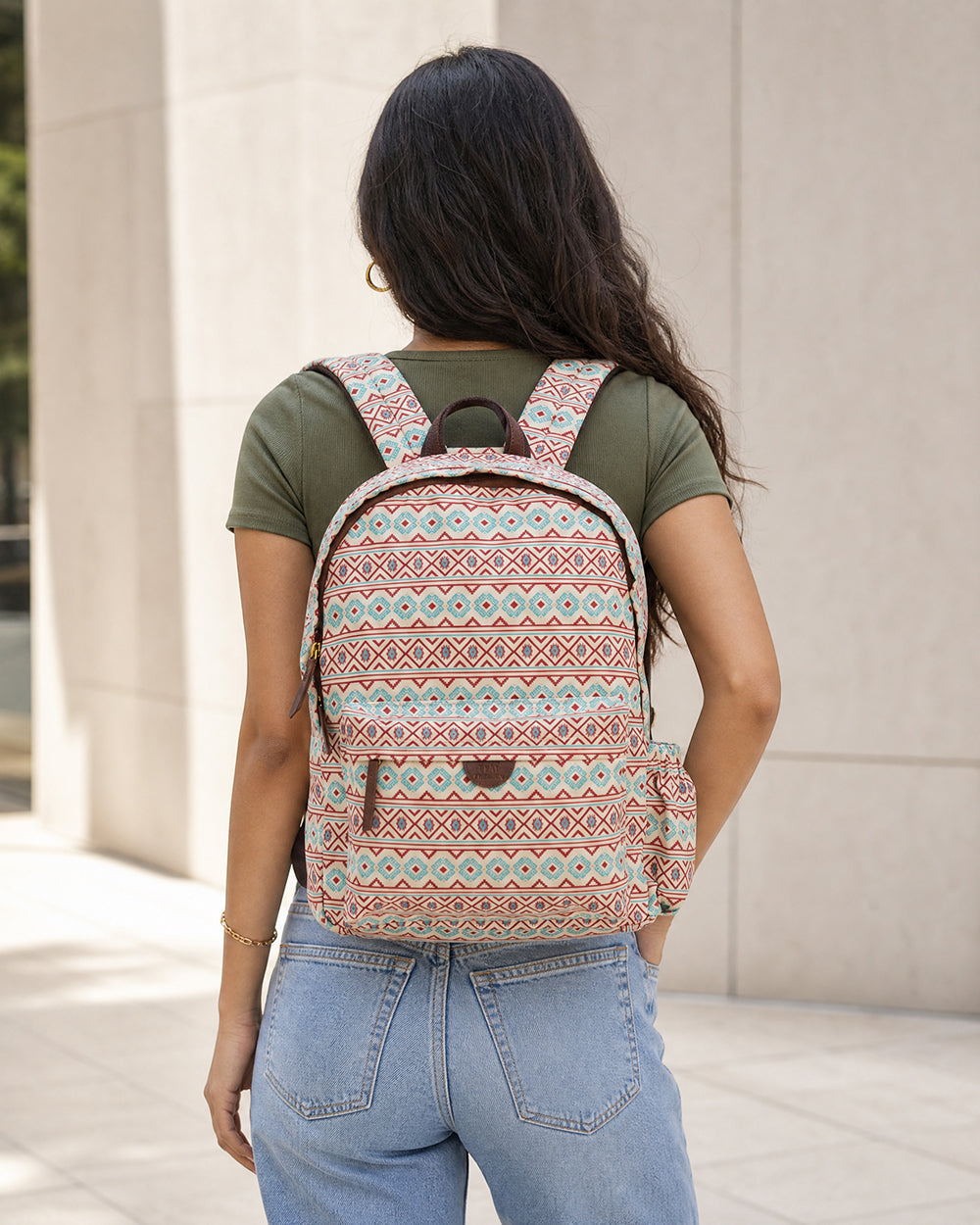 TealByChumbak Mercado Aztec Laptop Backpack