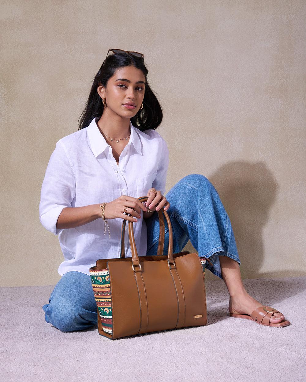 The Kenya Tote - Floral | Digital Nomad